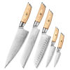 Soshida Japanese 5-Piece Chef Knife Set