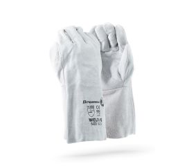 6" Chrome Leather Double Palm Gloves
