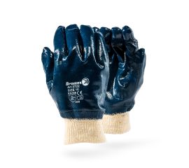 Nitrile Coated Knitted Wrist Gloves