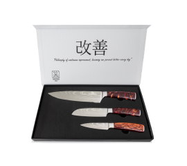 3 Piece Soshida Professional Chef Knife Set