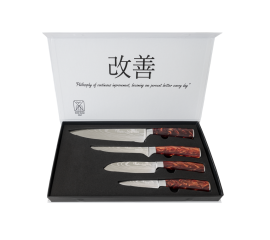 Soshida Professional Chef Knife Set - Red