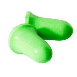 Green PU Foam Disposable Earplugs