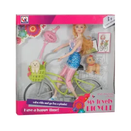 Fashion Doll & Bicycle