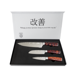 3 Piece Soshida Professional Chef Knife Set