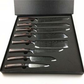 Japanese Soshida 8 Piece Chef Knife Set