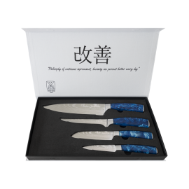 Soshida Professional Chef Knife Set - Blue