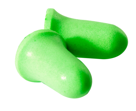 Green PU Foam Disposable Earplugs
