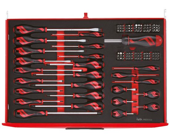 26" PRO Stack FOAM Tool Kit 527 Pieces Red