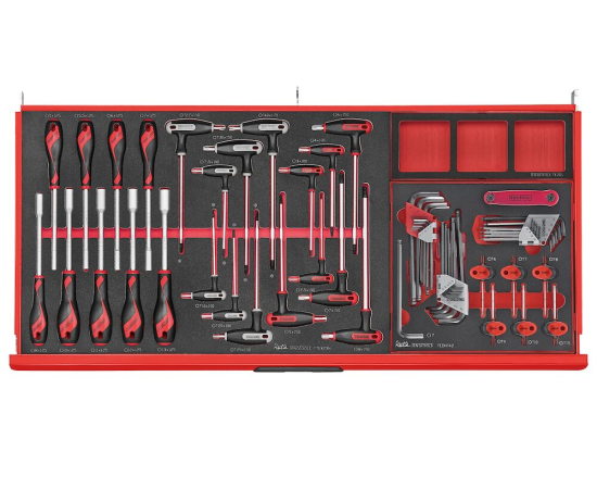 37" PRO Stack FOAM Tool Kit 846 Pieces Red