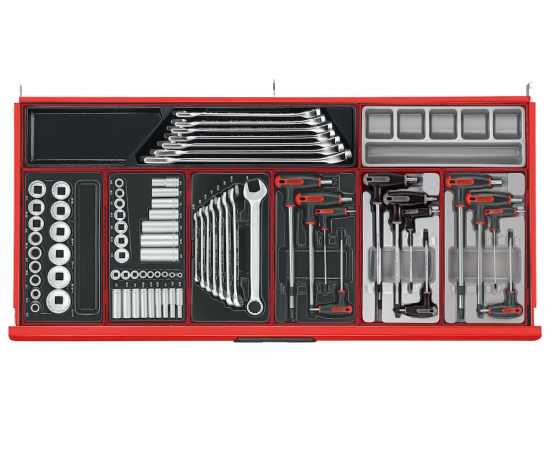37" PRO Stack TT Tool Kit 1034 Pieces Red