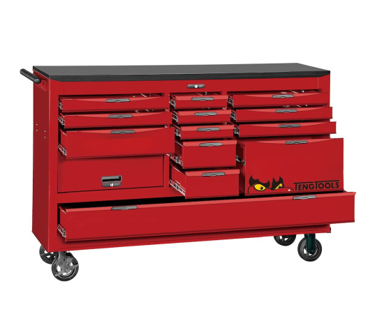 67" PRO Beast Cabinet 13 Drawers Red