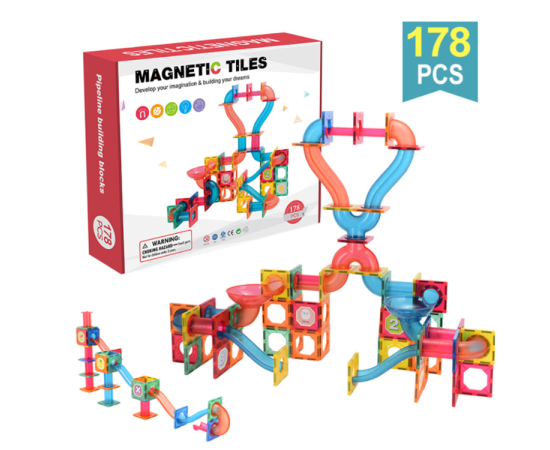 Magnetic Marble Run - 178 Piece